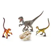 NEW Schleich 42259 Dinosaurs Velociraptor on the Hunt Set RETIRED Replica toys