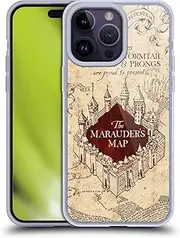 Head Case Designs Officially Licensed Harry Potter The Marauder's Map Prisoner of Azkaban II Soft Gel Case Compatible with Apple iPhone 14 Pro Max