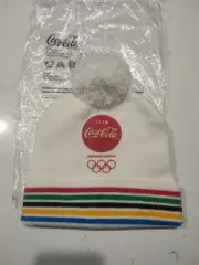 TEAM COCA COLA Worldwide Olympic Partner - Beanie COKE Merch RARE Collectable