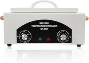 High Temperature Steriliser Box Storage Case Organiser-Disinfection Box Manicure Pedicure SPA Salon Equipment-Tattoo Autoclave Manicure Steriliser for Beauty Nail Metal Tools