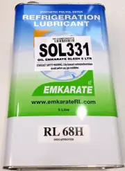 EMKARATE REFRIGERATION RL-68H POE COMPRESSOR POLYESTER OIL 5L TIN - SOL331