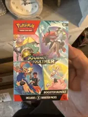 Pokemon Cards Scarlet Violet JOURNEY TOGETHER Booster Bundle Box 6 Booster Packs