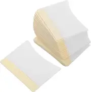 BATHVEVE 40pcs Lint Eyelash Extension Cotton Pads for Makeup Removal Eye Masks Skincare Non-woven Facial Wipes for Routine for Eyelash Extensions Eye Care