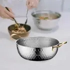 Korea Ramen Pot Pan Dry Pots Instant Noodle Pot for Restaurant Home Picnic