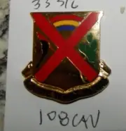 CREST DI, 108TH CAVALRY REGIMENT S 38 HM