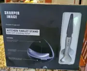 SHARPER IMAGE KITCHEN TABLET STAND W/ SELF-STANDING STYLUS - new in box
