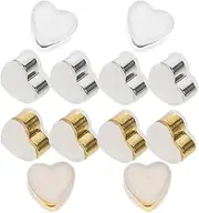 [VILLFUL] 12Pcs Earring Backs Replacement for Hook Earrings Durable and Comfortable Securely Locking Backs for Studs for Jewelry Making