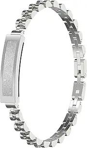 findtime Smart Bracelet Women's Without Display Pedometer Bracelet Women's Jewellery Rose Gold Silver Slim Heart Rate Monitor Sleep Tracker SpO2 Fitness Bracelets Calorie Fitness Tracker for iOS