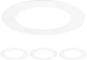 uxcell 4-Pack Goof Rings for 2 Inch Recessed Lights, 2" ID 3" OD Durable Steel Trim Ring Flush Mount Matte White Can Light Trim Ring Cover for Ceiling Can Downlights