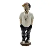RARE Figure of PABLO ESCOBAR Statuette Figure Statue Plaster Gypsum 8.66"