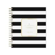 2024-2025 Blue Sky Day Designer Rugby Stripe 8" x 10" Academic Daily Planner