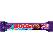 Cadbury Boost Twin Pack Milk Chocolate Bar 77g