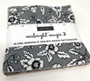 Moda Fabrics Midnight Magic 2, 42 5" Squares Cotton, Prairie Grass Patterns
