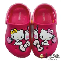 在飛比找蝦皮商城精選優惠-台灣製Kitty布希鞋 - 桃色 另有兩色可選 女童涼鞋 女