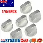 1~6x Alloy Home Kitchen Gas Stove Knobs Cooker Oven Cooktop Metal Switch Control