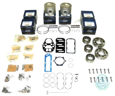 New Outboard Powerhead Rebuild Kit- Mercury/Mariner 100-115 HP 4-Cyl (1992-1993)