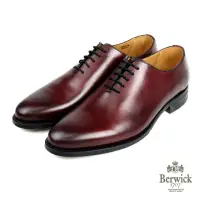 在飛比找momo購物網優惠-【Berwick】西班牙全素面簡約質感牛津鞋 酒紅色(B52