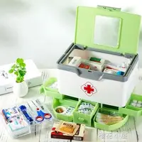 在飛比找樂天市場購物網優惠-日式多層多格家用大號醫藥箱兒童家庭手提藥箱藥品收納急救保健箱