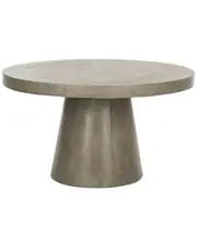 Safavieh Delfia Indoor/Outdoor Modern Concrete Round 27.56in Dia Coffee Table