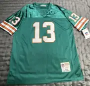 Miami Dolphins -Dan Marino Jersey Stitches-Mitchell & Ness Size:50