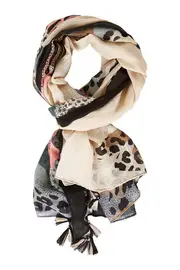 Abstract Animal Print Scarf--GRE-ABSTRACTS20