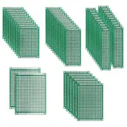 Double-Sided PCB Board Printed Circuit Boards Kit 5 Sizes Proto Board 50pcs