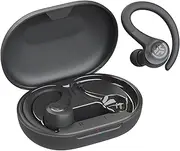 JLab Go Air Sport, Wireless Workout Earbuds Featuring C3 Clear Calling, Secure Earhook Sport Design, 32+ Hour Bluetooth Playtime, and 3 EQ Sound Settings (Graphite)