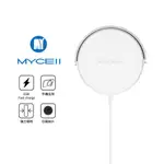 MYCELL 15W磁吸式閃充無線充電盤-1.5M 磁吸無線充電板蘋果MAGSAFE磁吸充電適用 APPLE