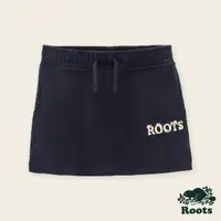 在飛比找momo購物網優惠-【Roots】Roots小童-繽紛花卉系列 花卉文字休閒褲裙