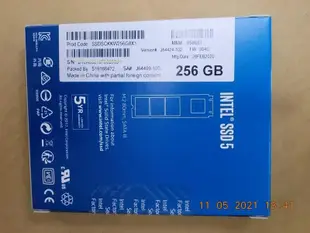 全新 Intel 545S 256GB M.2 2280 SATA SSD 固態硬碟