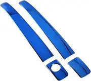 XIXIAO Car Door Handle Cover Trim Sticker,Fit for Opel, Astra H, 2004-2009 Fit for Opel, Astra J, 2010-2015 Holden, Vauxhall, Astra Car Styling Chrome Exterior Door Handle Cover(Blue for 2 Door)