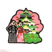 在飛比找有閑購物優惠-日本Q版 大阪城 地標熱燙刺繡徽章 胸章 立體繡貼 裝飾貼 
