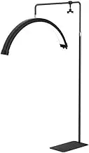 Daseeme Beauty Half Moon Floor Fill Lamp LED Lash Light for Tattoo Salon Eyelash Makeup
