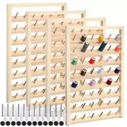 4 Pieces 48 Spool Wooden Thread Holder Wall Mounted Thread Rack with Hanging ...