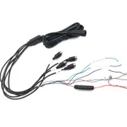 Elinz Power Harness for M7SPLTN Monitor 12V 24V 4 AV Input Truck Caravan - M7SPLTN