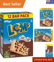 LCMs Choc Chip Puffed Rice Snack Bars,1 x unit = 1 x 12 pack of bars