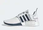 Adidas Originals NMD_R1 Cloud White Crew Navy Blue G55576 Men's Shoes Size 12