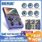 R35 PLUS Retro Handheld Video Game Console Linux System 3.5 Inch IPS Screen 64GB