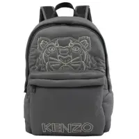 在飛比找momo購物網優惠-【KENZO】經典大刺繡虎頭LOGO厚尼龍手提旅用包後背包(