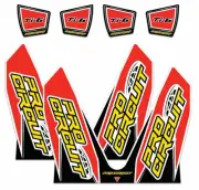 Pro Circuit Red/Yellow/Black Ti-6 Exhaust Decal Kit (DC14TI6-CRF)