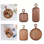 Paddle Cutting Board with Handle Walnut Cheese Board for Meat Cheese Bread