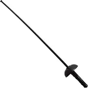 Toy Fencing Sword Pirate Bandit Warrior Swordsman Foil Sabre Epee Costume Party (One Size, 60cm Black Sword only)