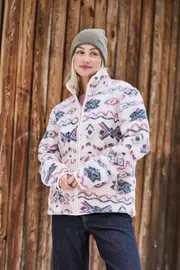 Hennie Women's Printed Borg Jacket
