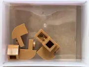 LEGO Parts - Medium Nougat Slope, Curved 2 x 1 x 1 1/3 - No 6091 - QTY 5