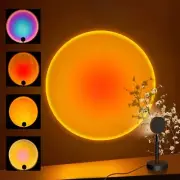 RGB Sunset Projector Lamp – LED Ambient Light for Bedroom, Living Room, Studio