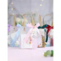 在飛比找ETMall東森購物網優惠-圣誕節幼兒園兒童生日伴手禮透明手提袋高級小眾儀式感喜糖空盒子