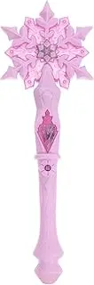 Light Up Snowflake Wand for Adorable Princess Cosplay Accessory for Birthday Parties Halloween Celebrations and Stage Performances Bright Color Design Sturdy