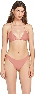 Volcom Women's Simply Solid Full Bikini Bottom (Regular & Plus Size)