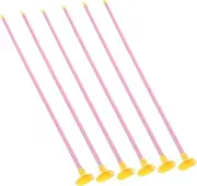 Generic 6pcs Suction Cup Arrows for Boy Girl Bow Bright Plastic Arrow Toy Safe Indoor Outdoor Shooting Game Replacement Arrows for Fun Archery Girl Safety Toy