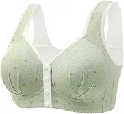 [Generic] Front Closure Wireless Bra Front Underwear for Elderly People Skin Friendly and Comfortable Bra Bras to Wear with A Backless Dress